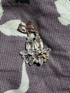 Sparkling Crystal Drop Earrings