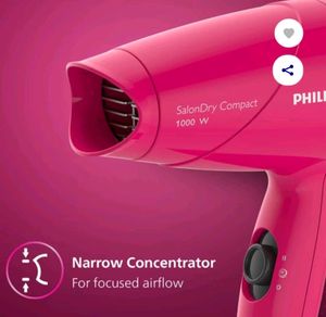 Philips 1000 Watts HP8143/00 Hair Dryer (Pink)
