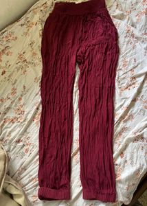 Burgundy  Pants