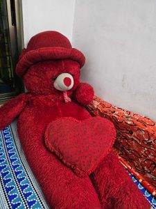Giant Red Teddy Bear