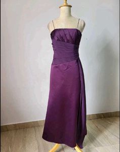 Elegant Purple Bridesmaid Dress
