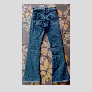 Blue Bootcut Jeans