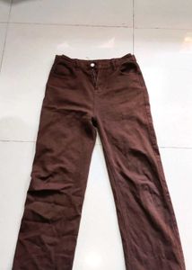 🤎Brown Straight Leg Loose Denim