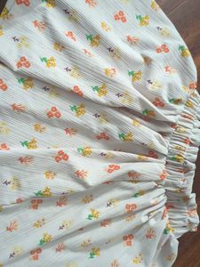 Floral Print Mini Skirt