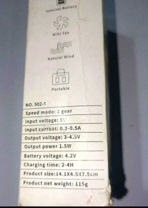Mini Handheld Fan