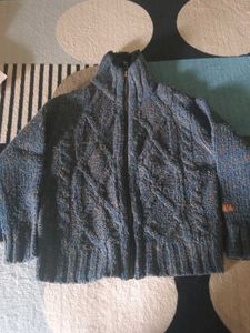 Kids Woolen Zipper