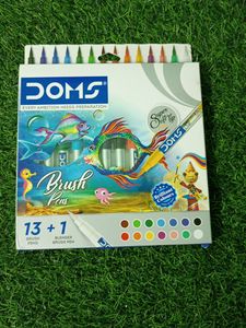 Combo Of Brush Pen And Double Sided highlighter