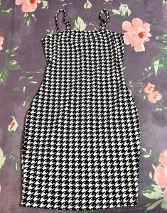 Houndstooth Mini Dress SizeXS