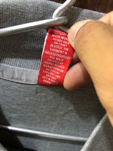 Gray Polo T-Shirt Medium