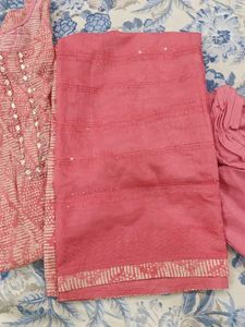 Pink Afgani 3 Pic Suit