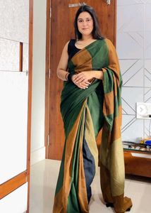 Pure khadi cotton Saree ❣️❣️
