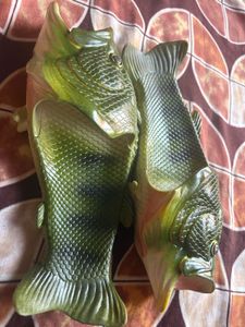 Fish Slides - Green Made In Thailand