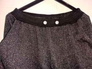 Sparkly Black Joggers