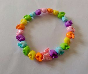 Colorful Beaded Butterfly Bracelet