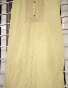 A Festive Yellow Kurthi
