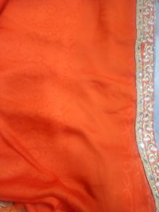 Half Net Saree