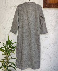 Khadi Look Embroidered Kurta
