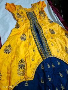 Famous Actress Grand Yellow Kurthi
