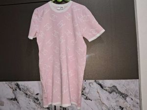 Chanel  Pink T-Shirt Dress