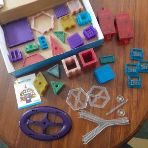 106 Pieces Imported Magnetic Tiles Set