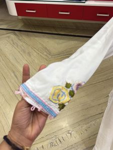 Elegant White Ethnic Gown