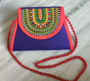 Embroidered Crossbody Bag