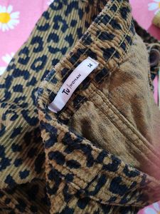 Leopard Print Mini Skirt