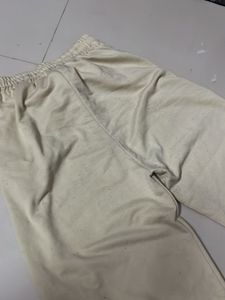 Beige Baggy Joggers