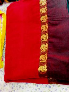 Elegant  Handloom SilkEthnic Saree2