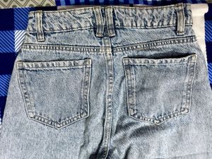Ripped Wide Leg Jeans