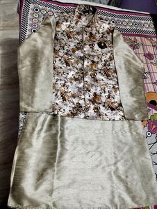 Men Jacket Kurta Pyjama Set