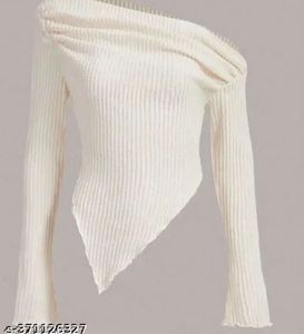 Off Shoulder Pinteresty Top ( Beige )