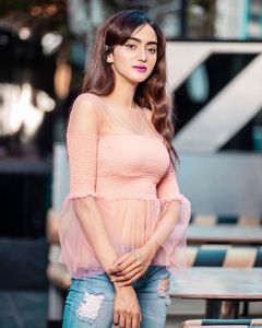 Blush Pink Off-Shoulder Tulle Top