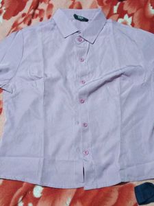 SHEIN Lavender Shirt