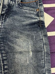 Next.82 Boys&#39; Distressed Dark Wash Jeans