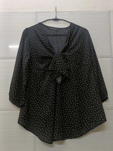 new black Polka Dot top.