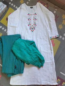 Beautiful Kurti Pant Dupatta Set