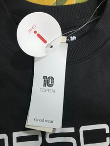 back printed black sweatshirt