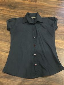 Puffed Sleeves Formal Shirt