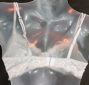 Lace Detail White Bra 🖤