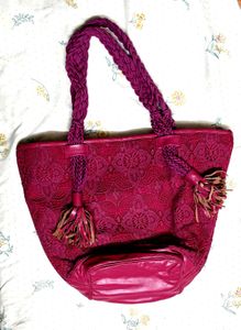 Shoulder Bag Structured Pink