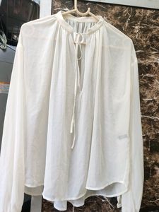 White Formal Top
