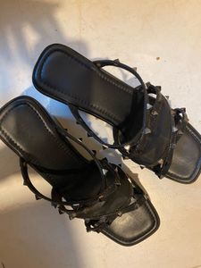Y2k Date 💕Westside Studded Platform Heels