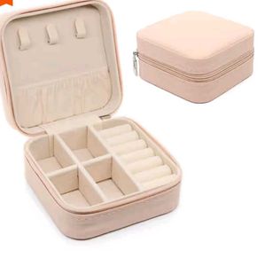 Bead Pouch(pink)Wth 2 Chains &amp; White Jewellery box