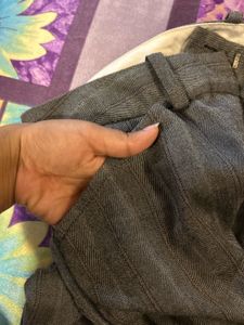 Dark Academia Core Grey Checks Trouser😍