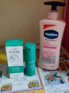 Foxtale Mask + Vaseline Lotion Set