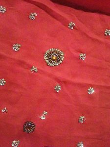 A Rust Colour Dress Material.