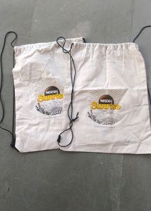 Cotton Drawstring Bagpack Combo