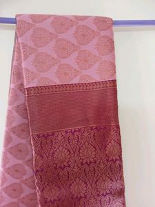 Brand New Pink Banarasi Silk Saree