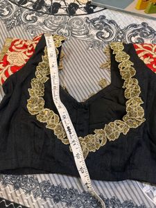 Red black lehenga choli